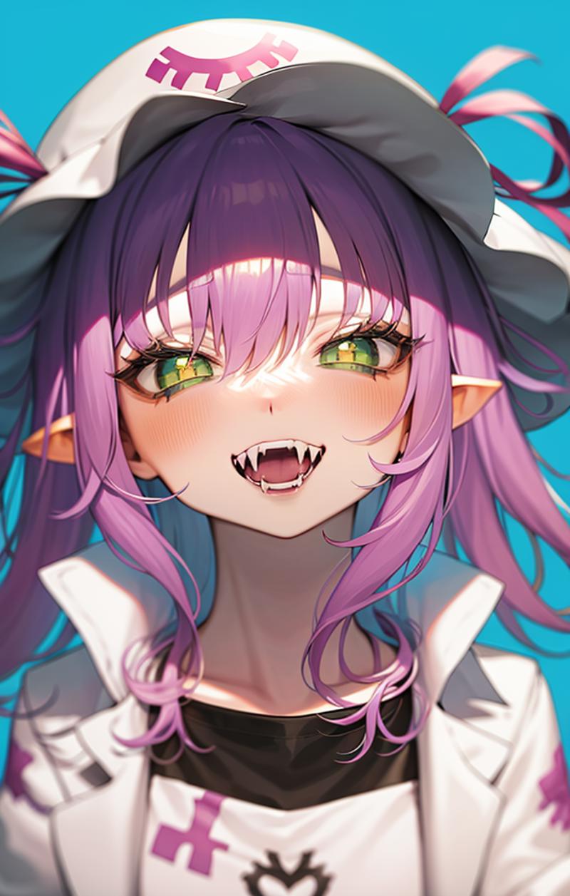 51417-1308919035-face focus, character bust, beautiful, masterpiece, soft lighting, merry nightmare [dream eater merry], green eyes, purple hair,.png